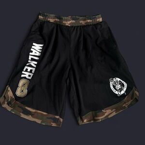 NBA Black and Camo Athletic Shorts